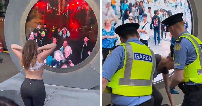 New York - Dublin Portalı'na Vandalizm Saldırısı