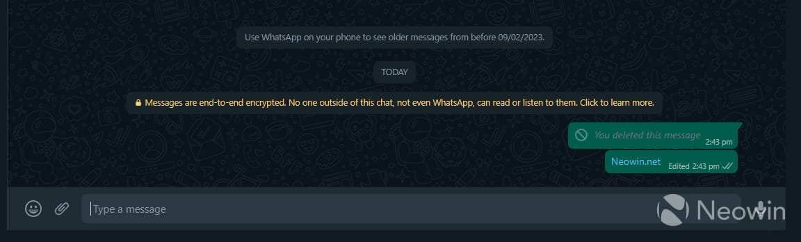 WhatsApp'a Mesaj Düzenleme Özelliği Geldi