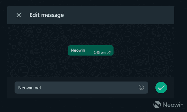 WhatsApp'a Mesaj Düzenleme Özelliği Geldi
