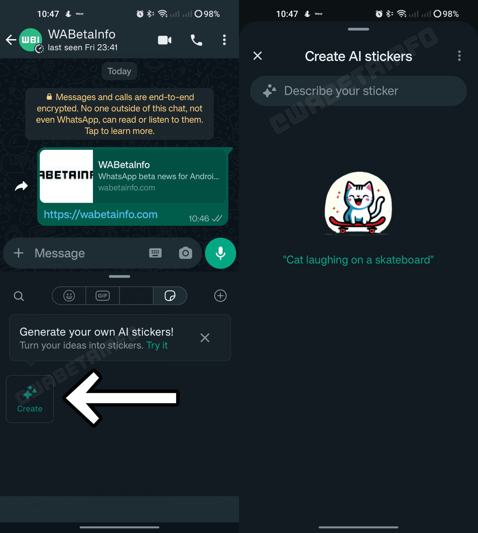 WhatsApp'tan Yeni Bir Özellik: Üretken Yapay Zeka ile Özel Çıkartmalar