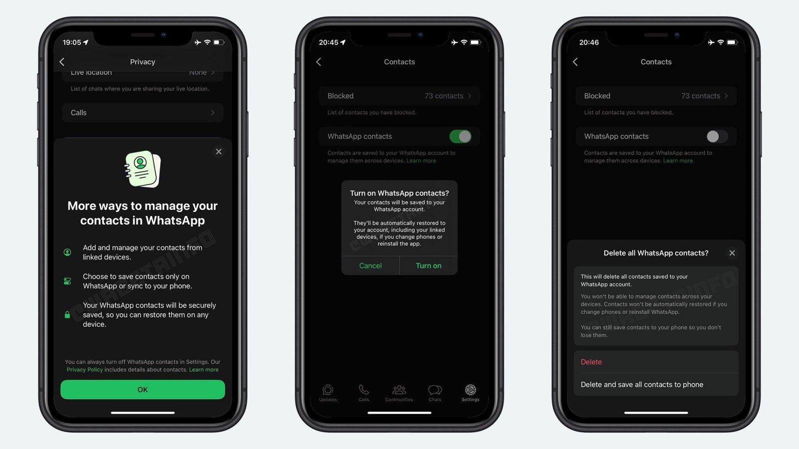 WhatsApp'ta Yeni Kişi Senkronizasyon Deneyimi